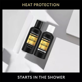 TRESemmé heat protection from shower to styling on the road.