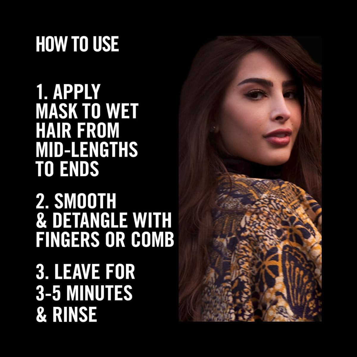 TRESemmé product texture and shine emphasis for runway-ready smoothness