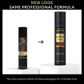 TRESemmé light brown root touch up spray color swatches for shade matching.
