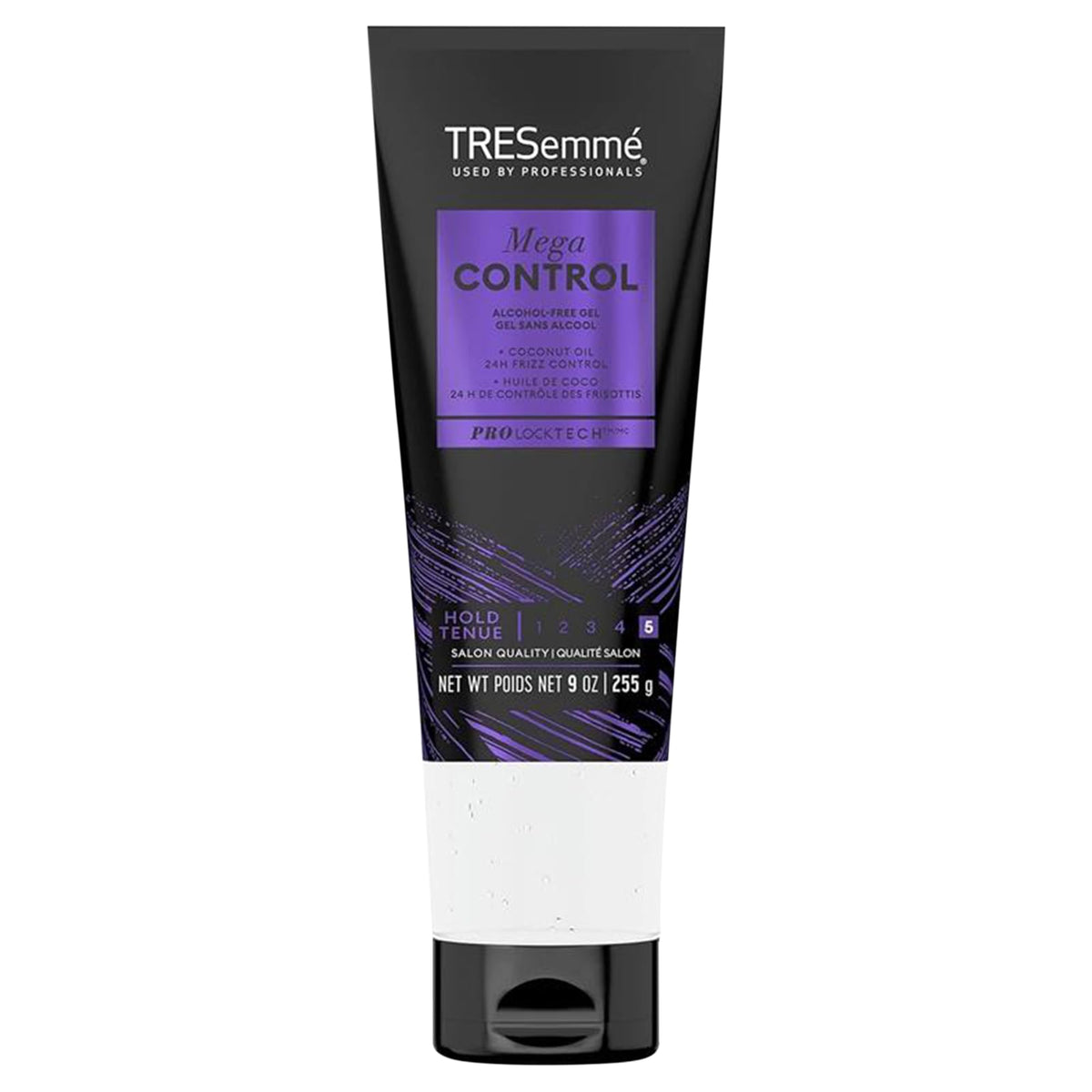 TRESemmé Mega Sculpt Gel 9 oz bottle front view for strong hold and defined styles