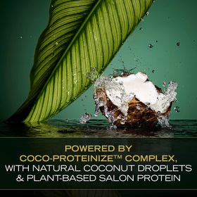 Biotin-enriched formula in TRESemmé Volume Tonic in action on hair.