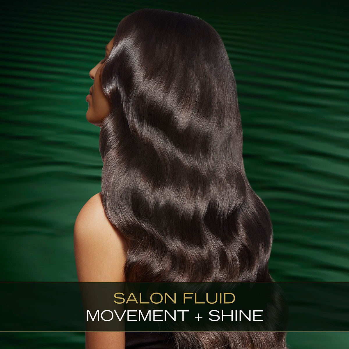 Wet hair with tonic applied to damp strands from TRESemmé.