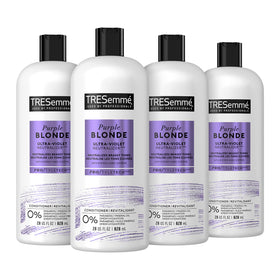 TRESemmé Purple Blonde Conditioner bottle front shows color-correcting formula.