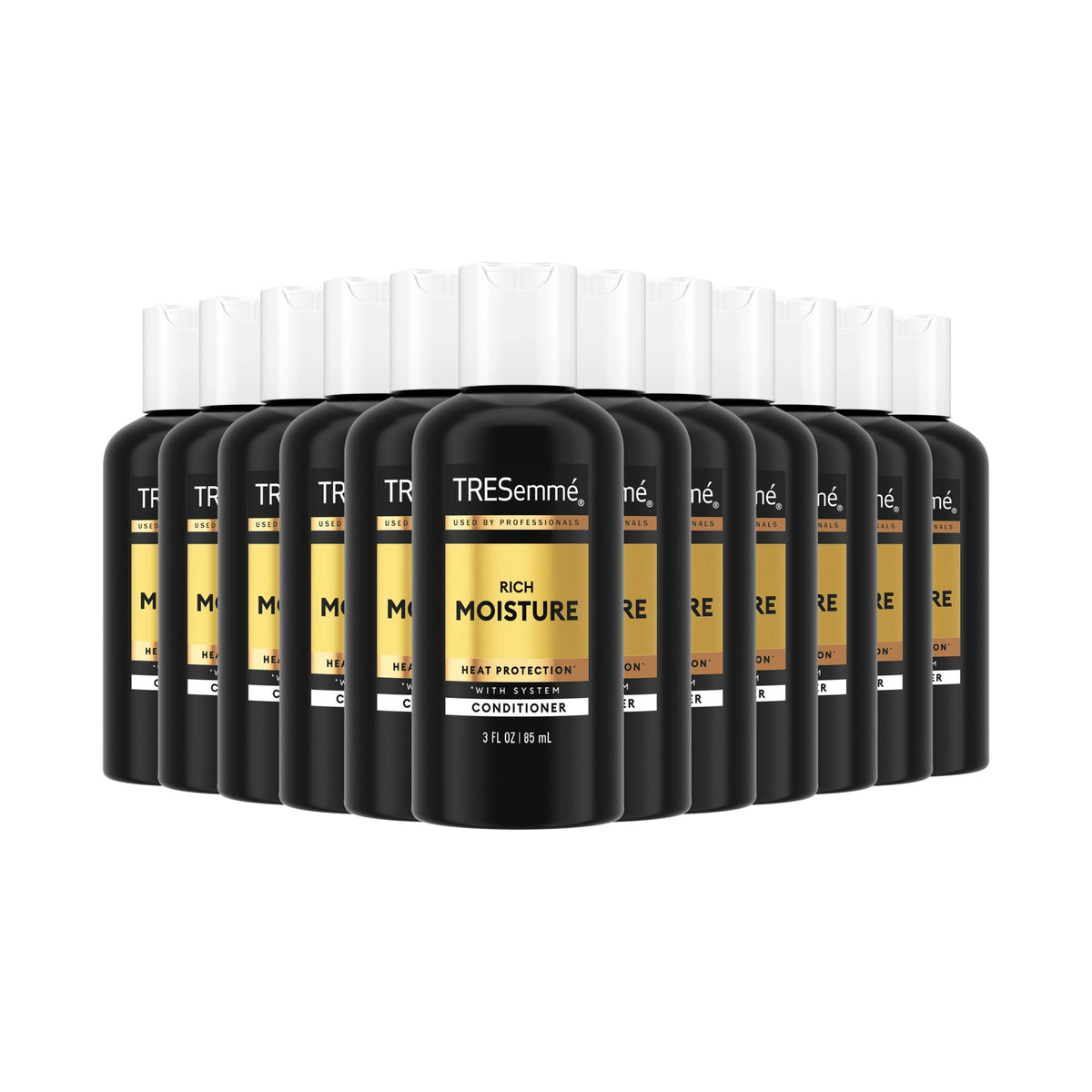 TRESemmé Rich Moisture Conditioner bottle showing deep hydration for dry hair