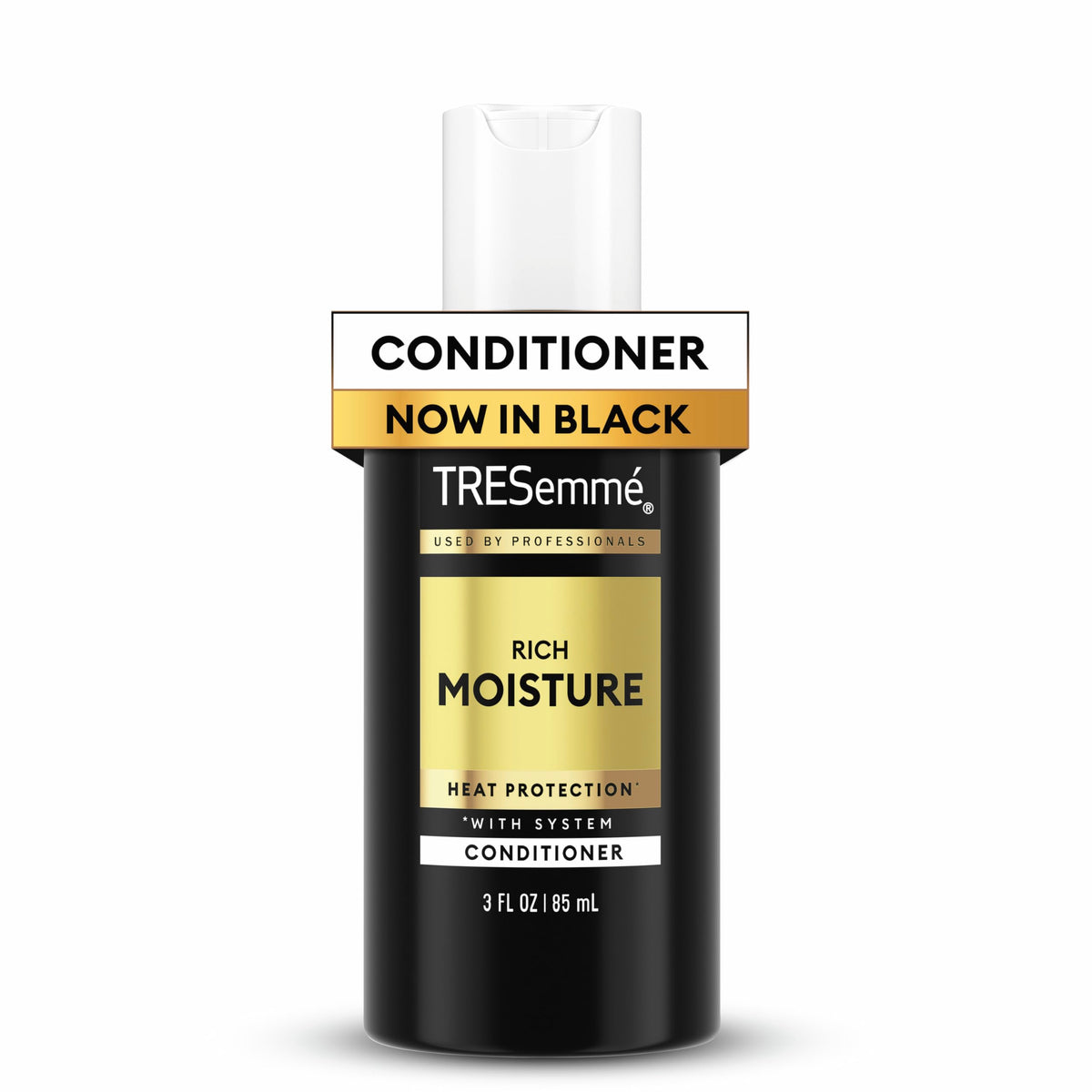 In-shower scene with TRESemmé Rich Moisture Conditioner ready for detangling