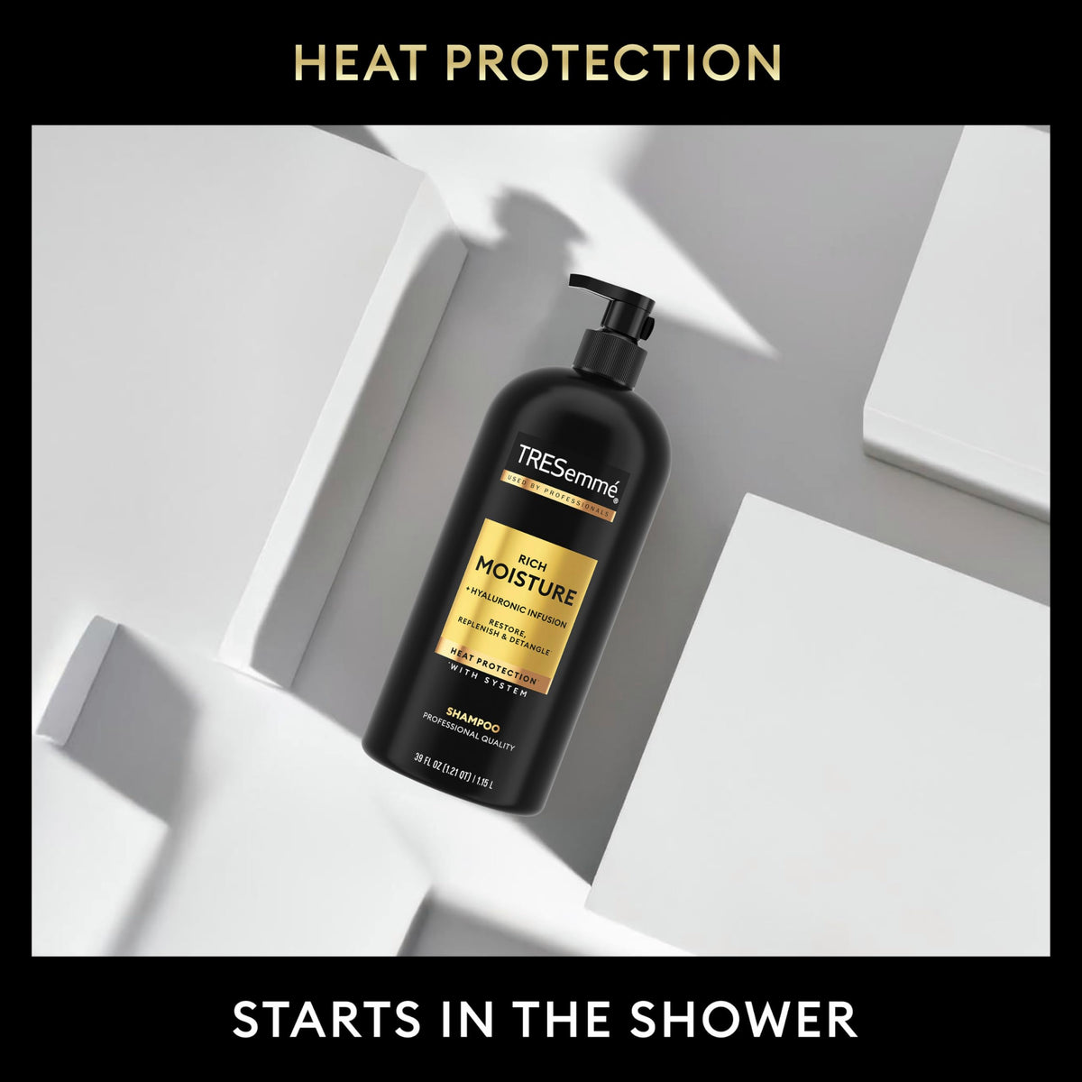 Paraben-, mineral oil-, and DMDM hydantoin-free formula from TRESemmé Rich Moisture.