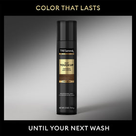 TRESemmé root touch up spray finishing look on hair.
