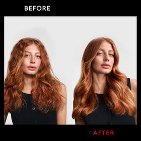 TRESemmé Keratin Smooth bundle on vanity showcasing salon-inspired smoothness.
