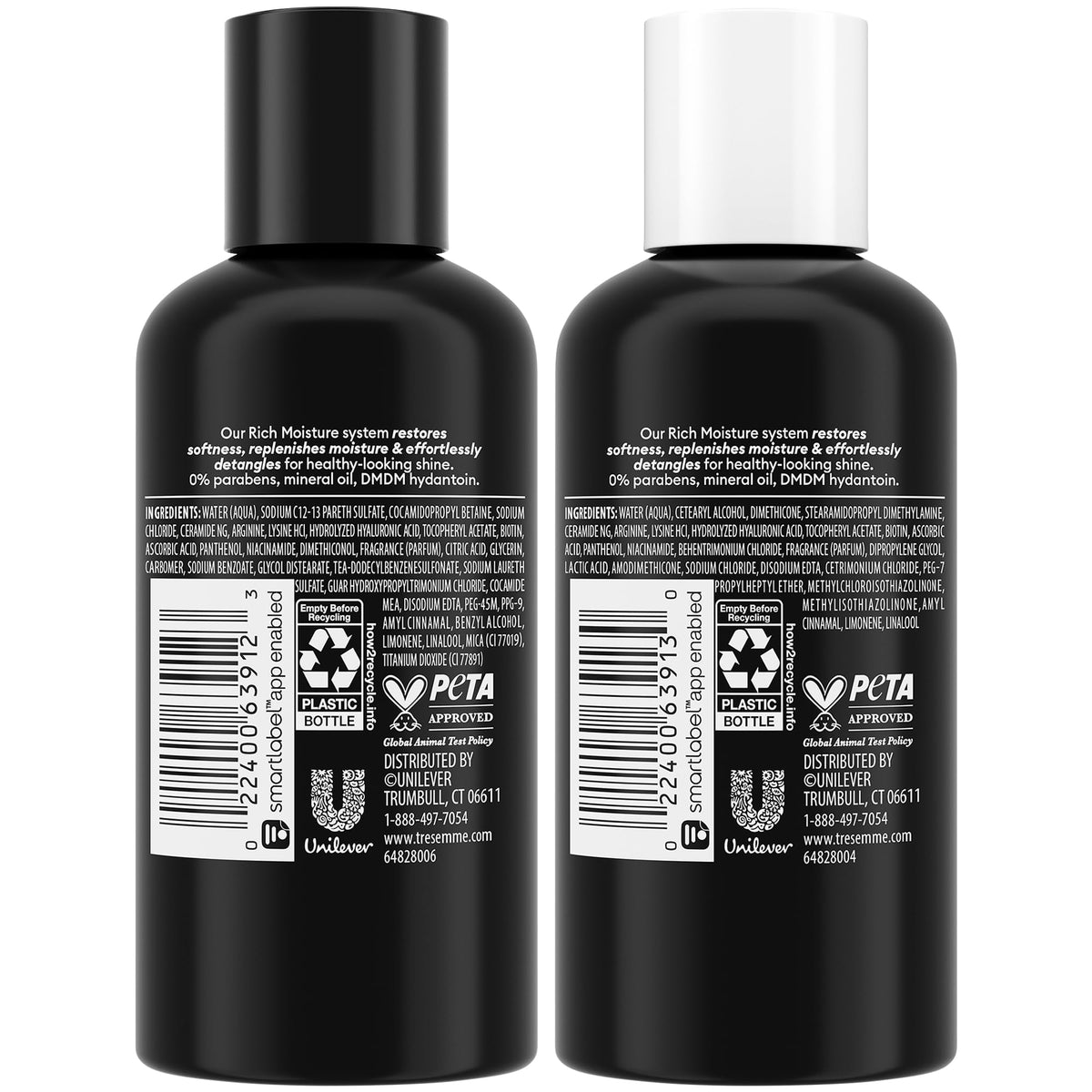 TRESemmé travel conditioner 3oz bottle for quick detangling and softness.