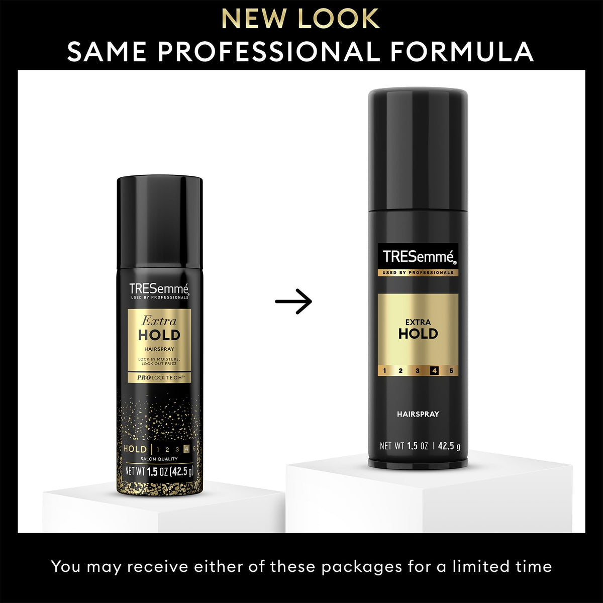 TRESemmé Hairspray mist applies evenly for frizz control