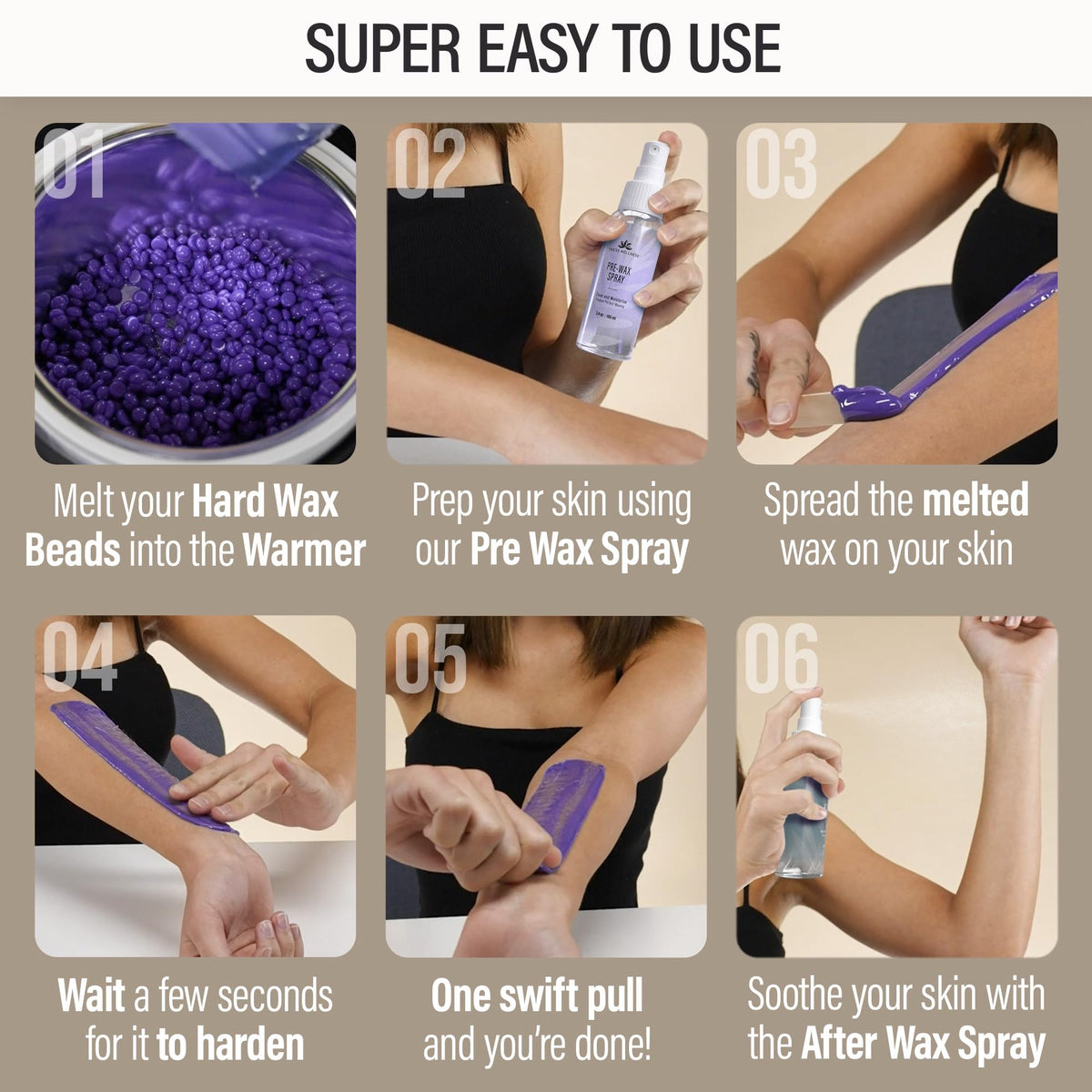 Tress Wellness after-wax spray soothes skin after waxing