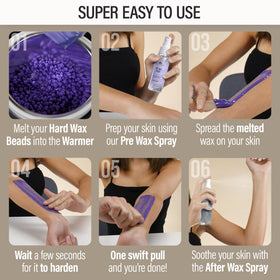 Tress Wellness after-wax spray soothes skin after waxing