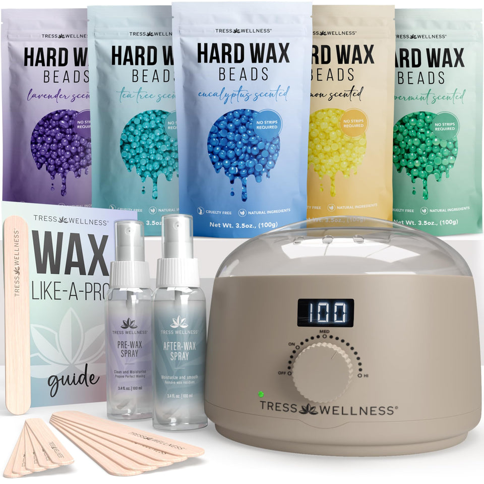 Tress Wellness digital wax warmer with temperature control for at‑home waxing