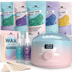 Tress Wellness digital wax warmer with temperature control for precise at-home waxing.