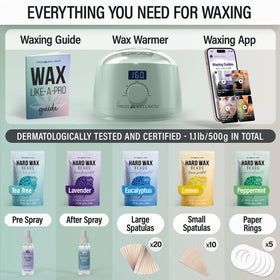 Tress Wellness hard wax beads set for gentle, skin-friendly hair removal.