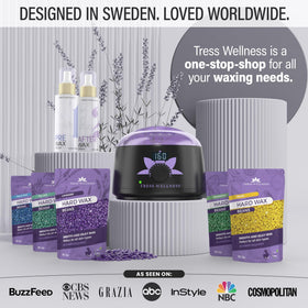 Tress Wellness protective collars and guide help mimic pro like at-home waxing