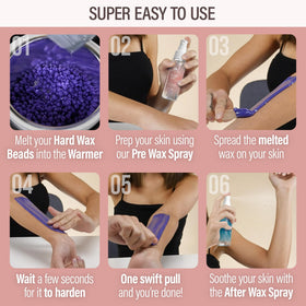 Tress Wellness pre-wax spray protects skin before waxing sessions