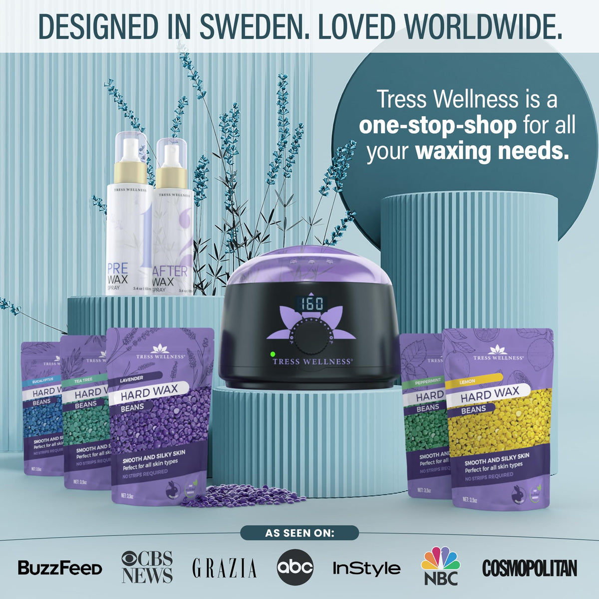 Tress Wellness protective collars keep clothing clean during waxing