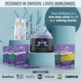 Tress Wellness protective collars keep clothing clean during waxing