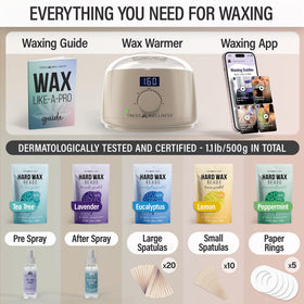 Tress Wellness vanilla scented wax beads for gentle hair removal