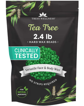 Tress Wellness Tea Tree Wax Beads 2.4 lb for at-home waxing