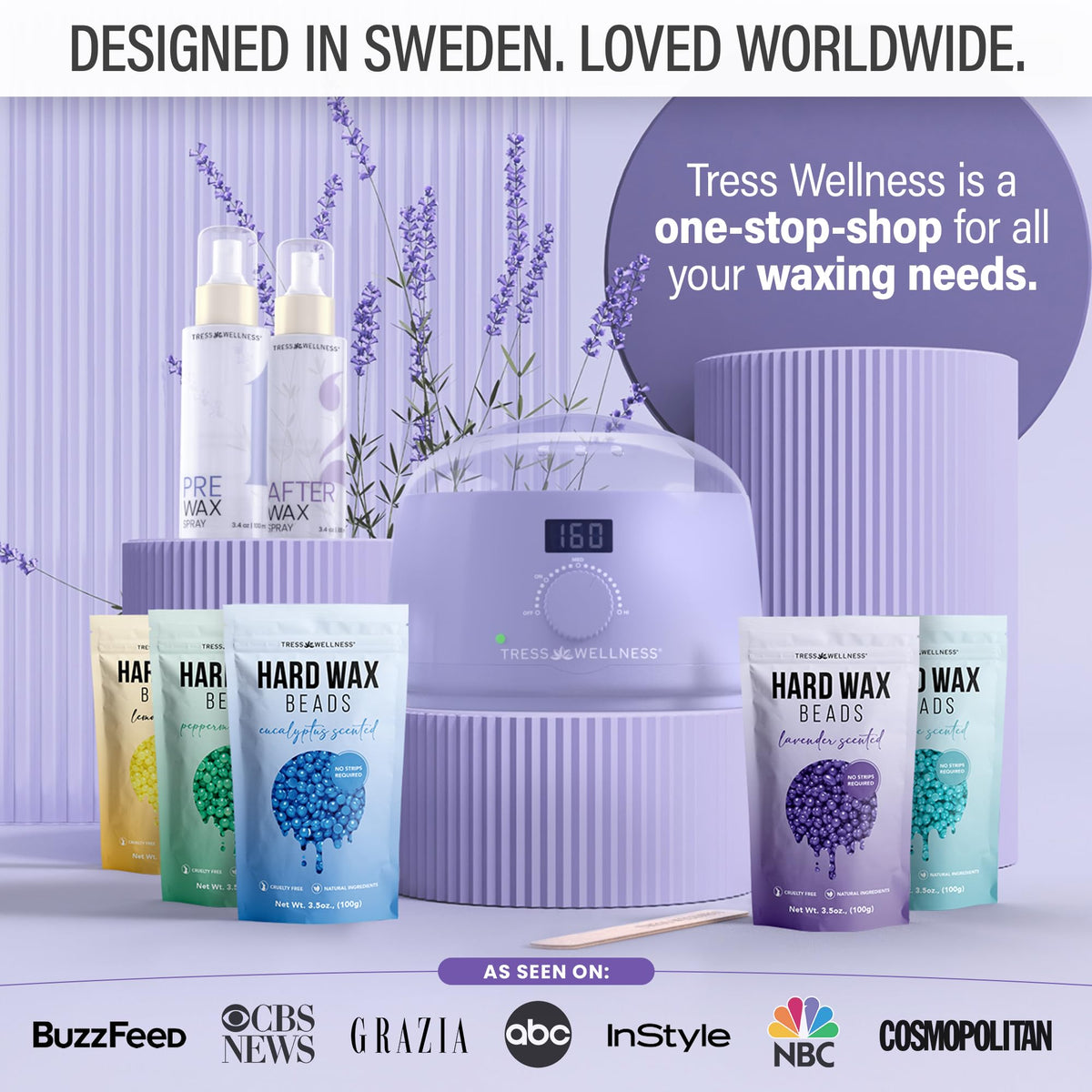 Tress Wellness Wax Like a Pro guide with at-home techniques.
