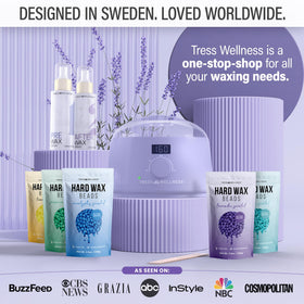 Tress Wellness Wax Like a Pro guide with at-home techniques.