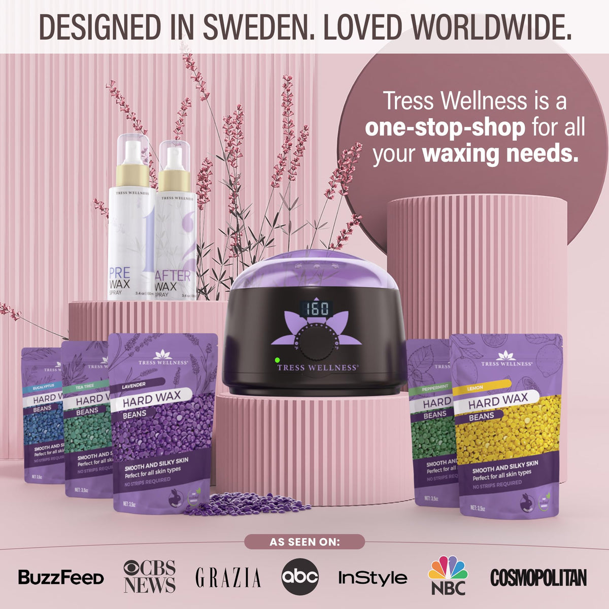 Tress Wellness all-in-one kit guide for easy at-home Brazilian waxing