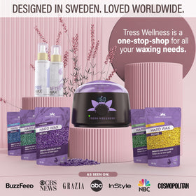 Tress Wellness all-in-one kit guide for easy at-home Brazilian waxing