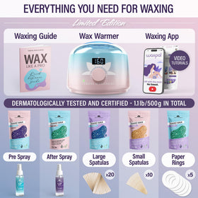Tress Wellness waxing sticks in large and small for versatile home waxing.