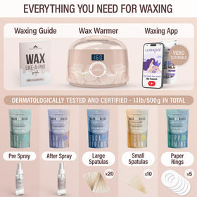 Tress Wellness waxing sticks set for clean, controlled application