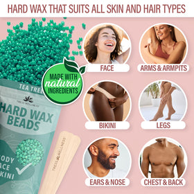 Tress Wellness large waxing sticks help fast, precise application.