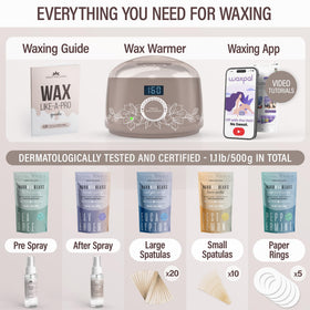 Tress Wellness waxing sticks for clean, controlled application