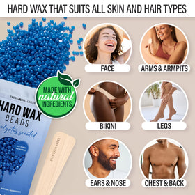 Tress Wellness large and small waxing sticks for versatile application