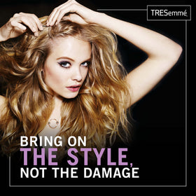 TRESemmé Repair & Protect 7 bottle on bathroom shelf ready for daily care.