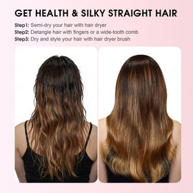 Tresses Touch 2 speeds and 3 temperatures tailor styling for many hair types.