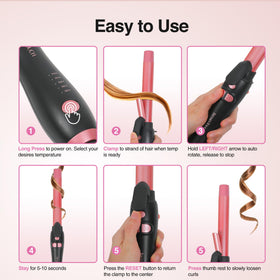 Tresses Touch 60-minute auto shut-off adds safety and peace of mind