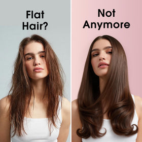 Tresses Touch ergonomic non-slip handle supports comfortable styling sessions.