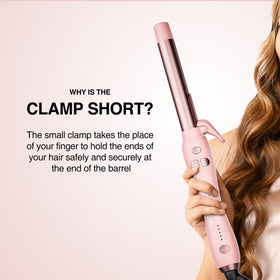 Tresses Touch five heat levels from 266 to 410°F for versatile styling.