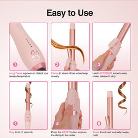 Tresses Touch creates long-lasting waves with a professional-style finish.
