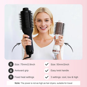 Tresses Touch root volumizer creates lift at the crown for fuller looks.