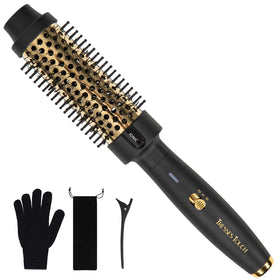 Tresses Touch Thermal Brush with 360 Ionic Surround delivers smoother, frizz-free results.