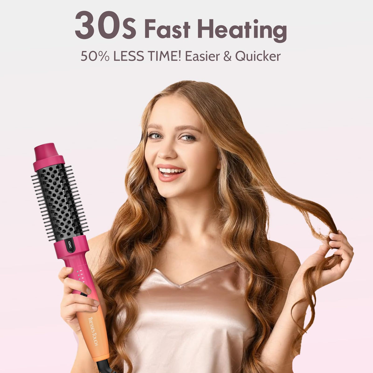 Tresses Touch brush with negative ion tech to reduce frizz and static
