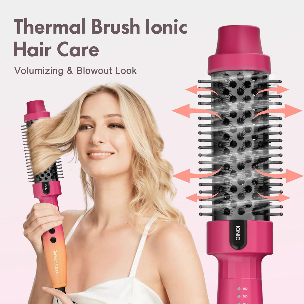 Tresses Touch rapid-curling capability for quick salon-like curls