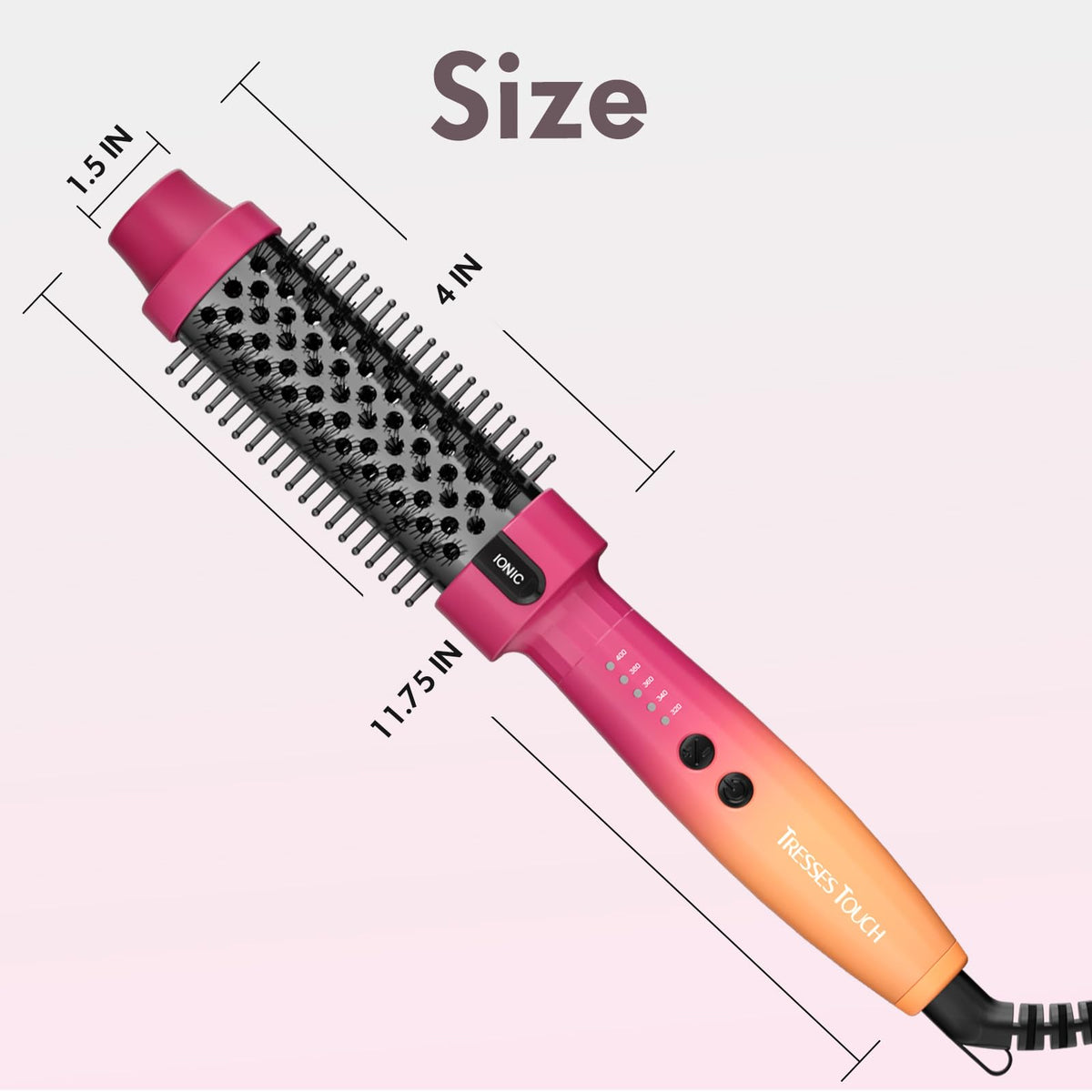Tresses Touch travel-friendly design ready for on-the-go styling