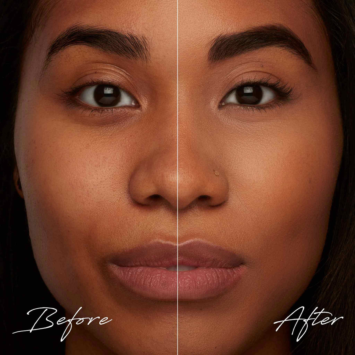TRE'STIQUE Brow Gel dual-bristle wand sets and tints brows.