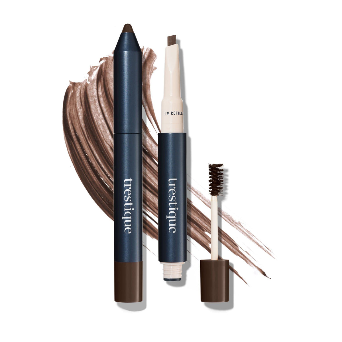 TRE'STIQUE Brow Pencil angled tip for precise, natural-looking brows.