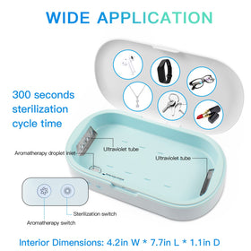 trettitre UV light box open lid interior highlighting easy access and wide compatibility