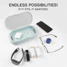 trettitre UV light box phone fit with device inside for safe sanitizing
