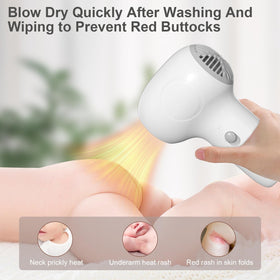 Trewf low-noise operation creates a calmer drying experience for toddlers.